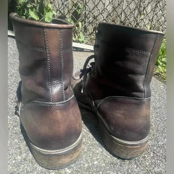 Vintage Men’s Brown Magnanni Military Boots Size 10 - Picture 3 of 12